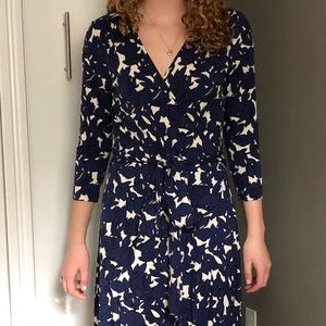 Cotton wrap dress